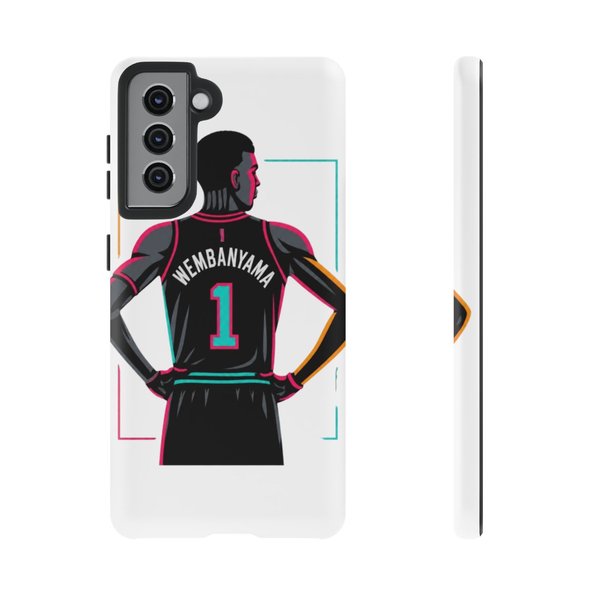 Victor Wembanyama Phone Case - alternate angle 4, merchandise