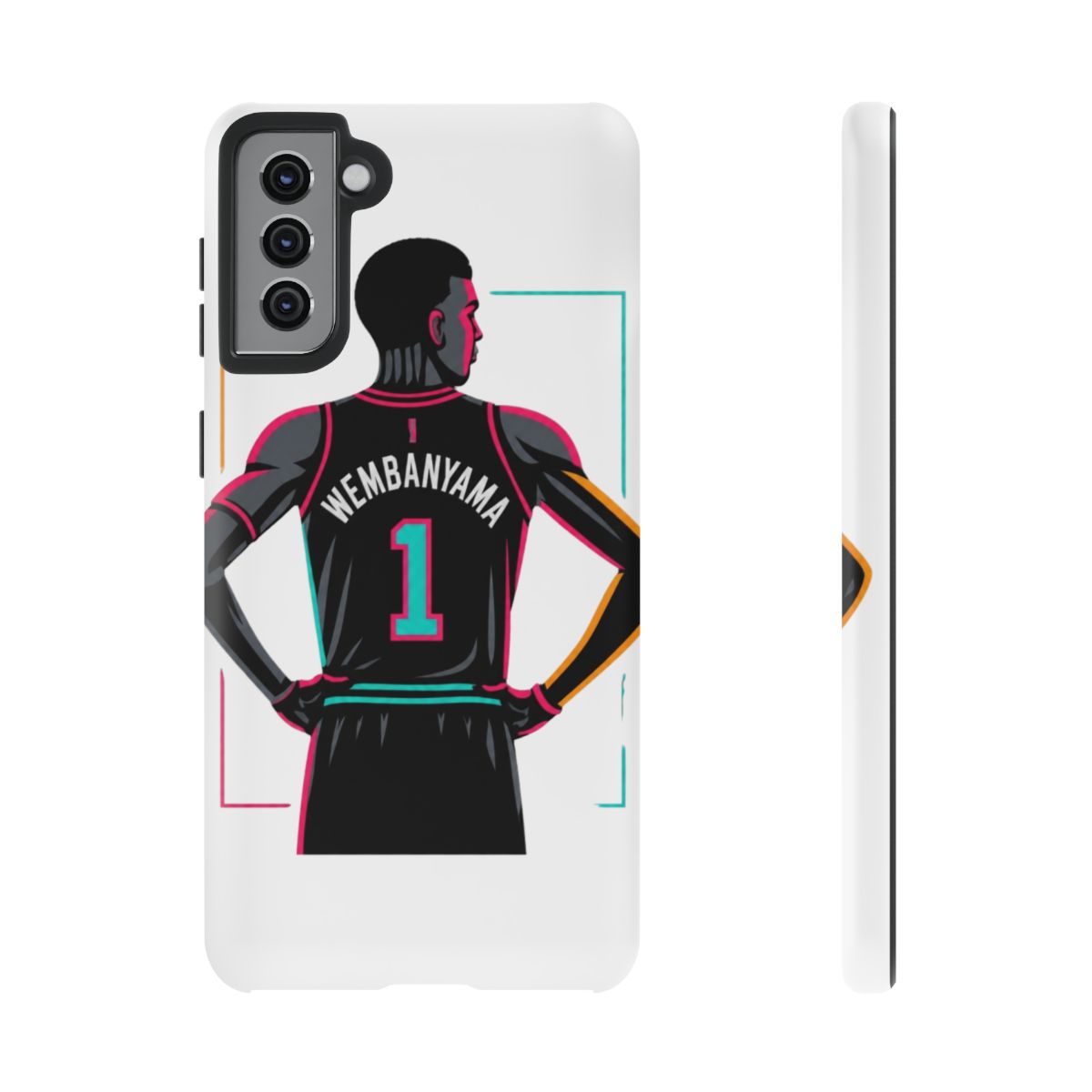 Victor Wembanyama Phone Case - alternate angle 4, merchandise