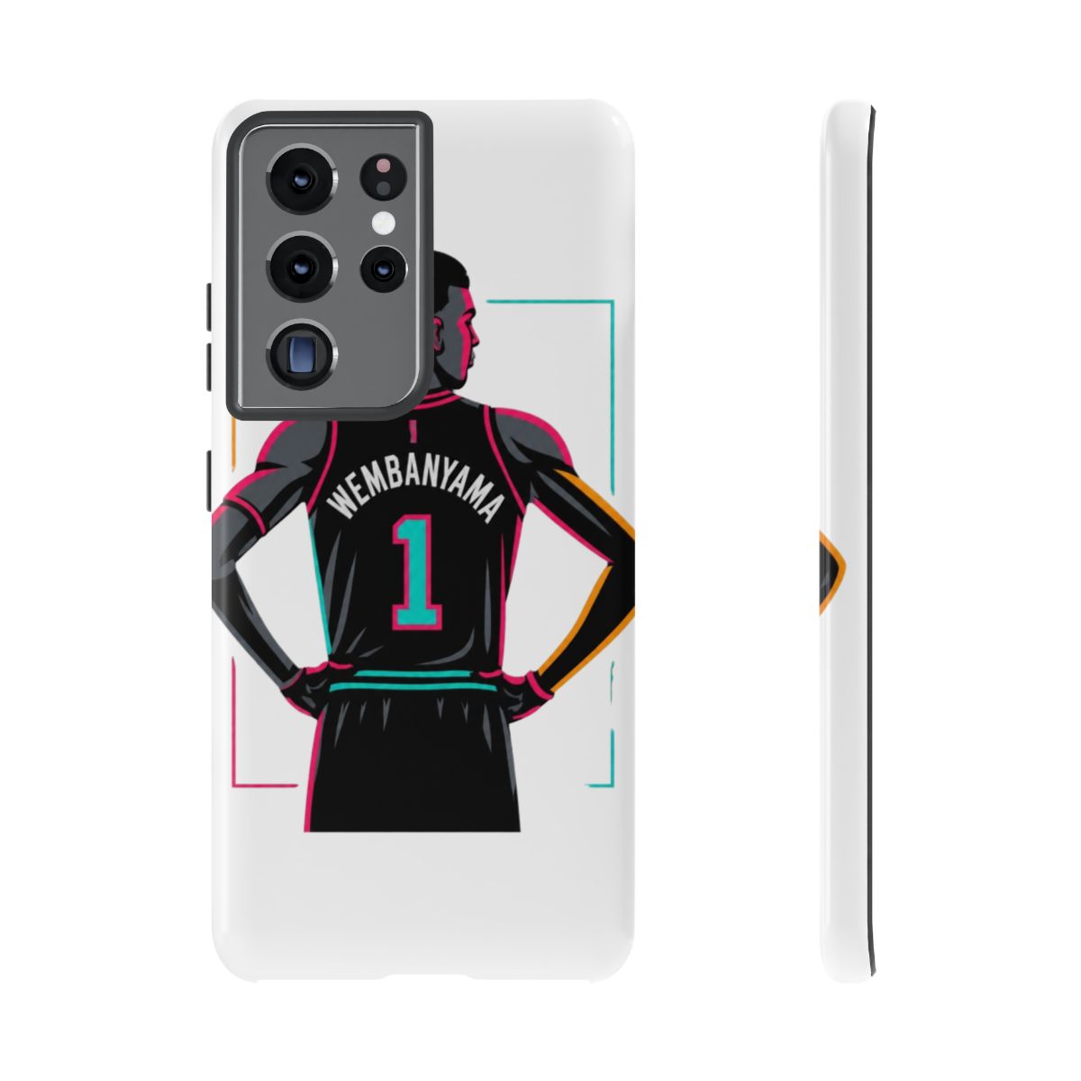 Victor Wembanyama Phone Case - alternate angle 5, merchandise