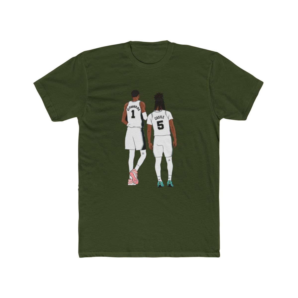 Stephon Castle and Victor Wembanyama T Shirt - alternate angle 2, merchandise