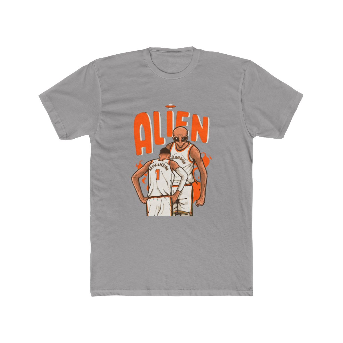 Victor Wembanyama Alien Cartoon T Shirt - alternate angle 2, merchandise