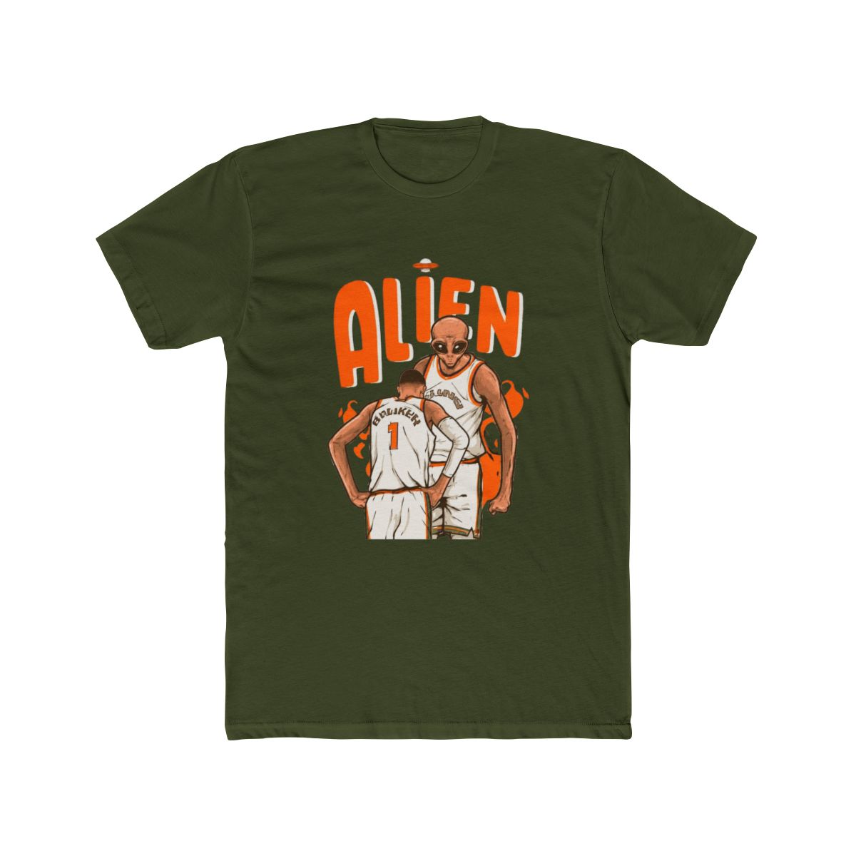 Victor Wembanyama Alien Cartoon T Shirt - alternate angle 5, merchandise