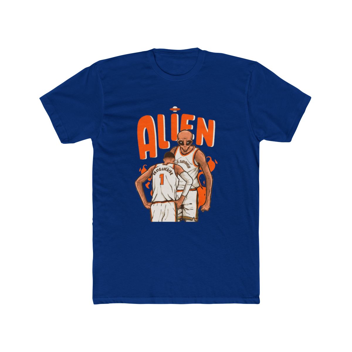 Victor Wembanyama Alien Cartoon T Shirt - alternate angle 3, merchandise