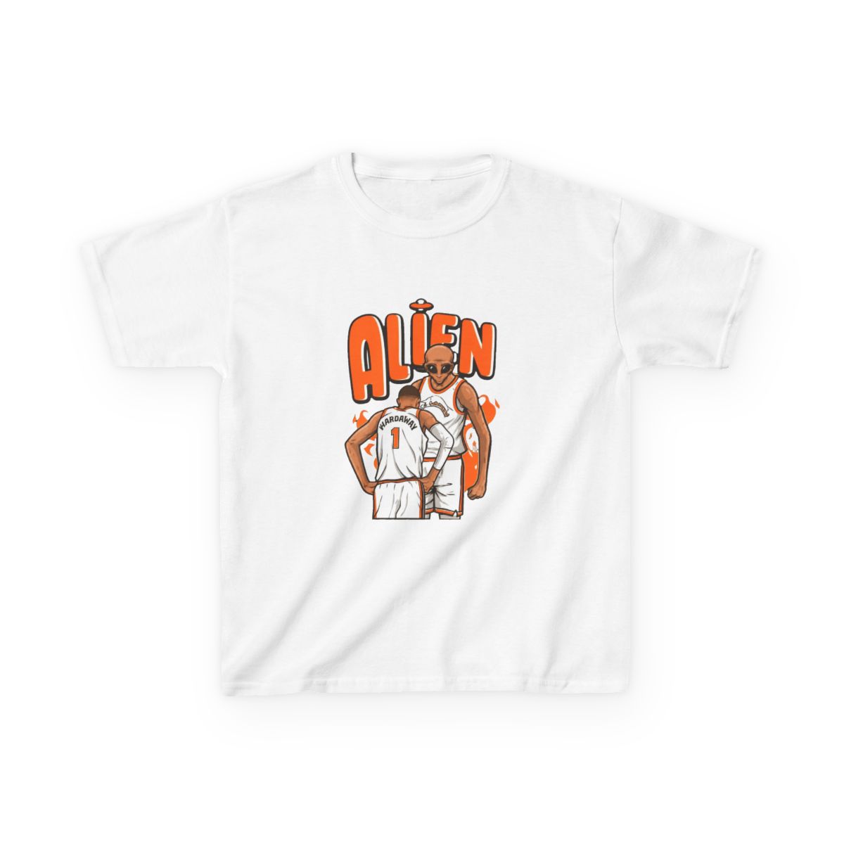 Victor Wembanyama Alien Cartoon Kids T-Shirt