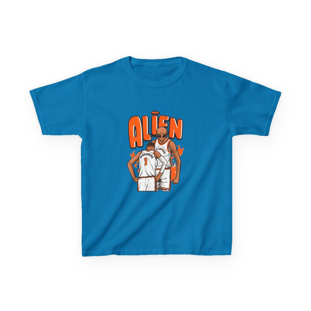 Victor Wembanyama Alien Cartoon Kids T-Shirt - alternate angle 3, merchandise