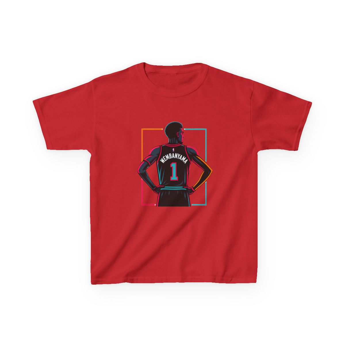Victor Wembanyama Kids T-Shirt - alternate angle 3, merchandise