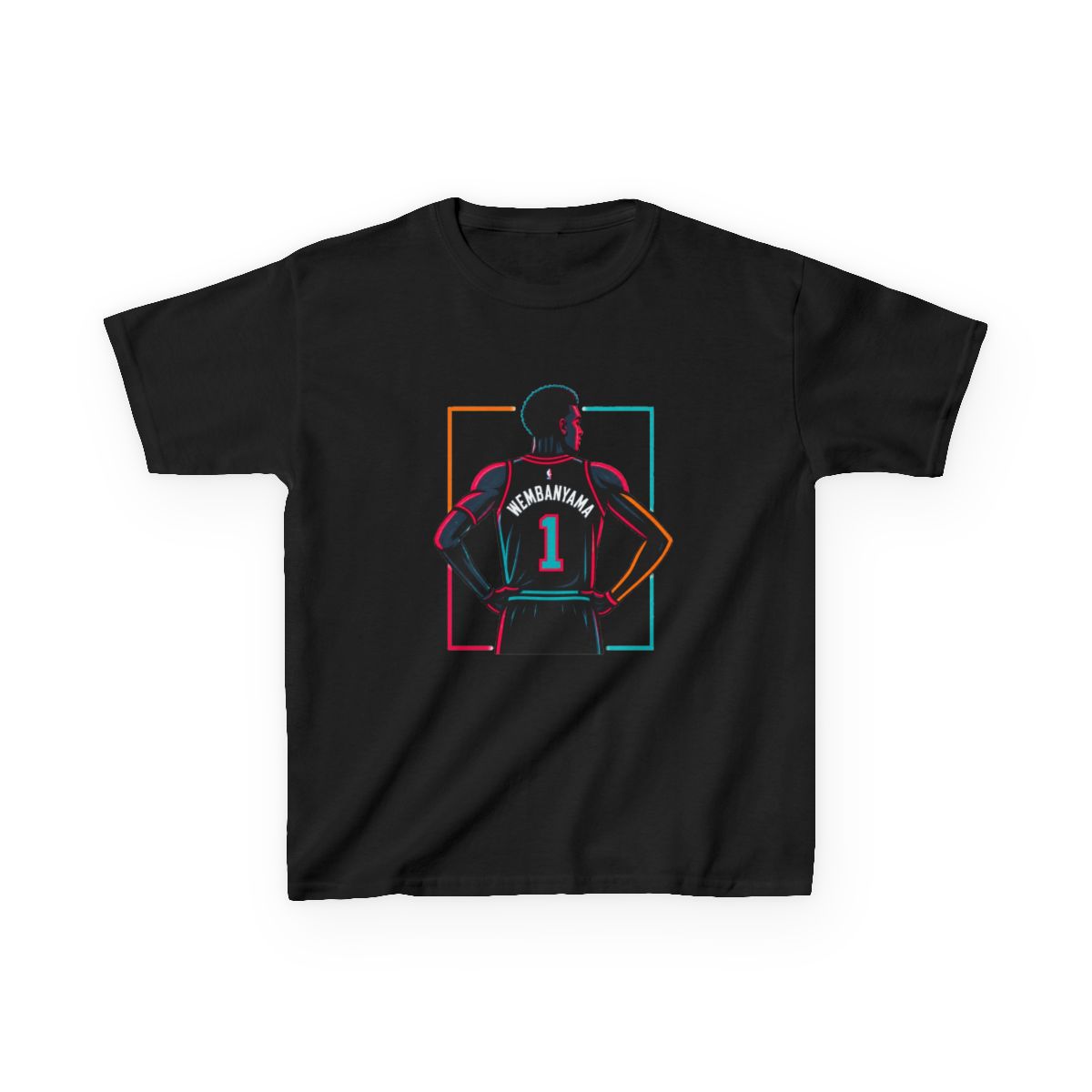 Victor Wembanyama Kids T-Shirt - alternate angle 5, merchandise