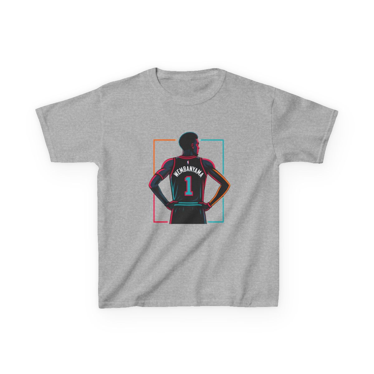 Victor Wembanyama Kids T-Shirt - alternate angle 2, merchandise