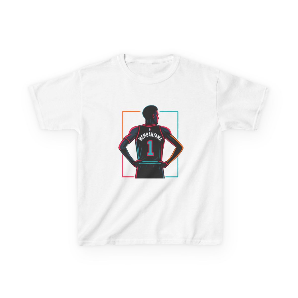 Victor Wembanyama Kids T-Shirt - alternate angle 4, merchandise
