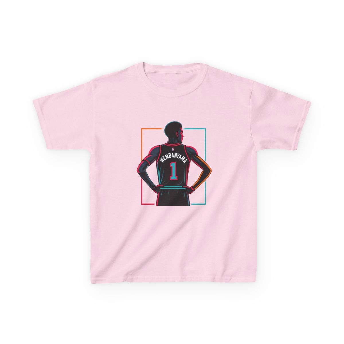 Victor Wembanyama Kids T-Shirt - alternate angle 2, merchandise