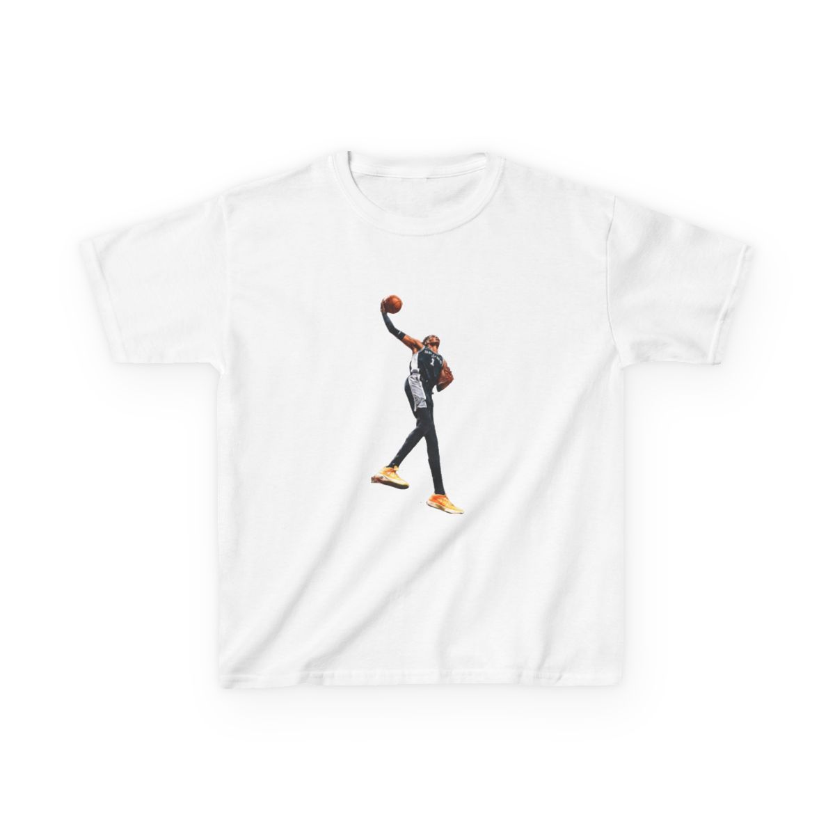 Victor Wembanyama Basketball, San Antonio Basketball Kids T-Shirt - alternate angle 2, merchandise