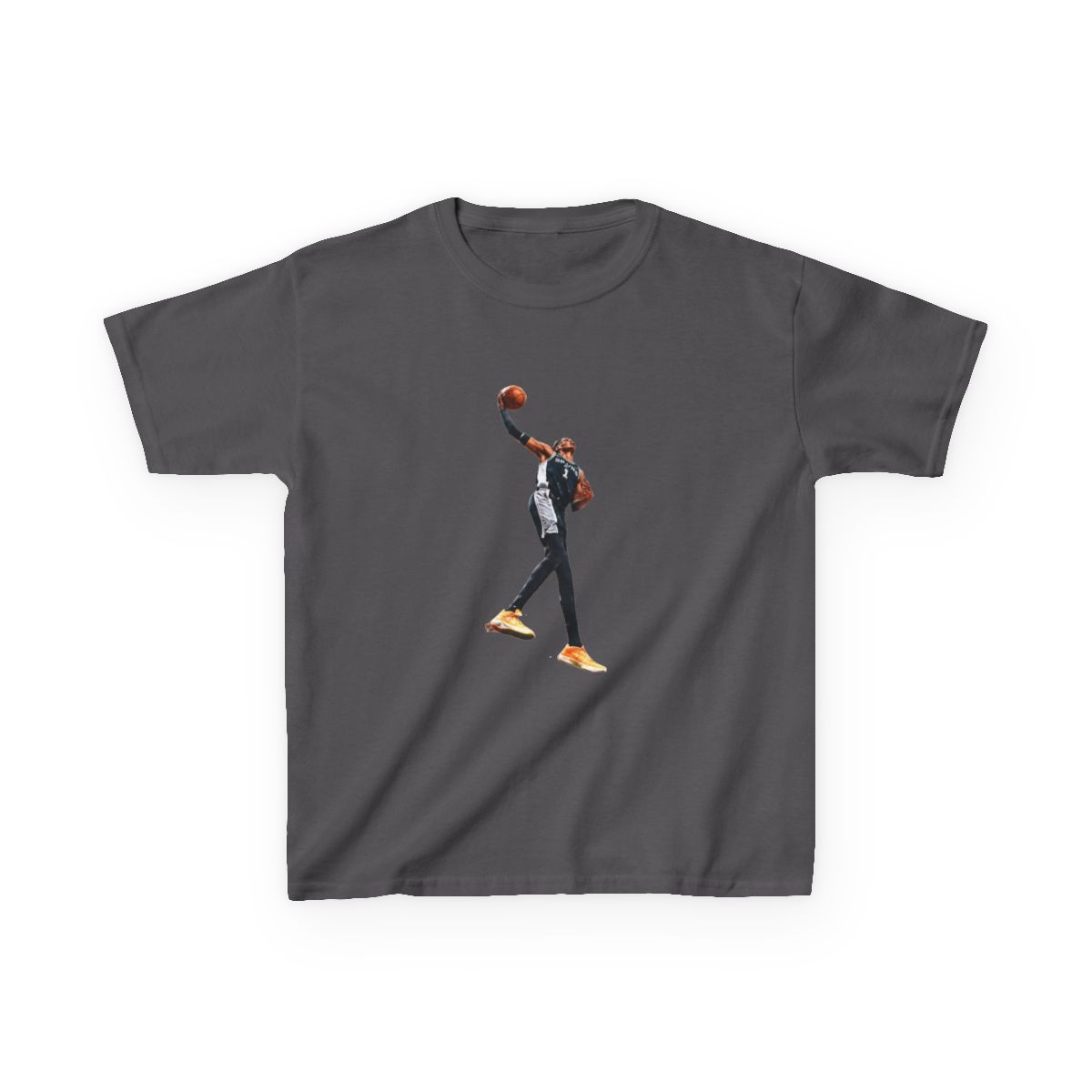 Victor Wembanyama Basketball, San Antonio Basketball Kids T-Shirt - alternate angle 2, merchandise