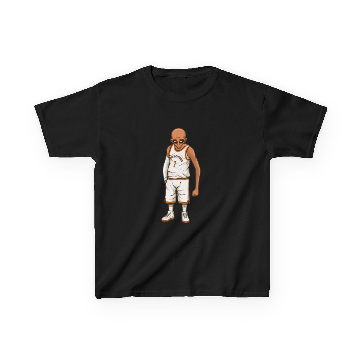 Victor Wembanyama Alien Celebration Kids T-Shirt - alternate angle 3, merchandise
