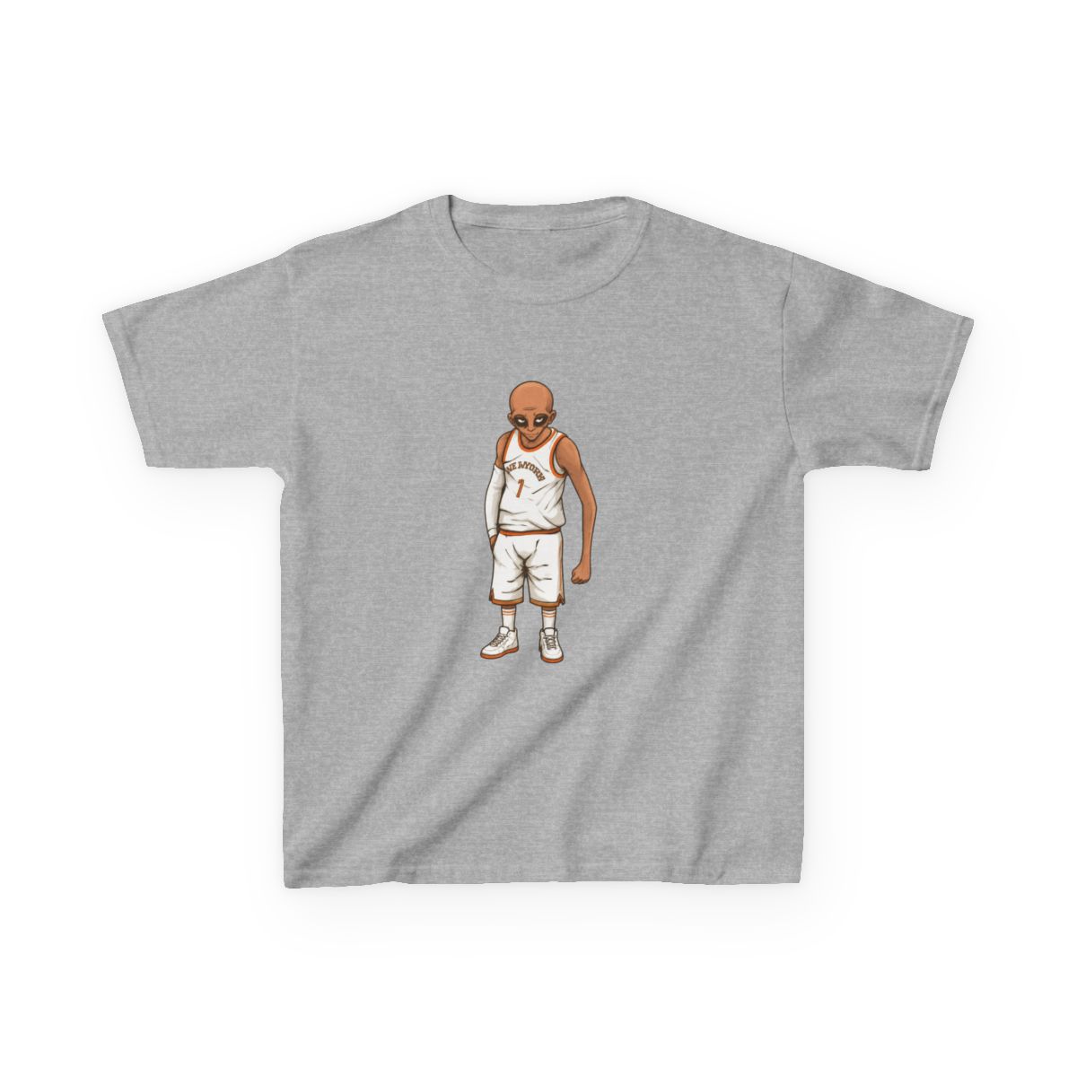 Victor Wembanyama Alien Celebration Kids T-Shirt - alternate angle 4, merchandise