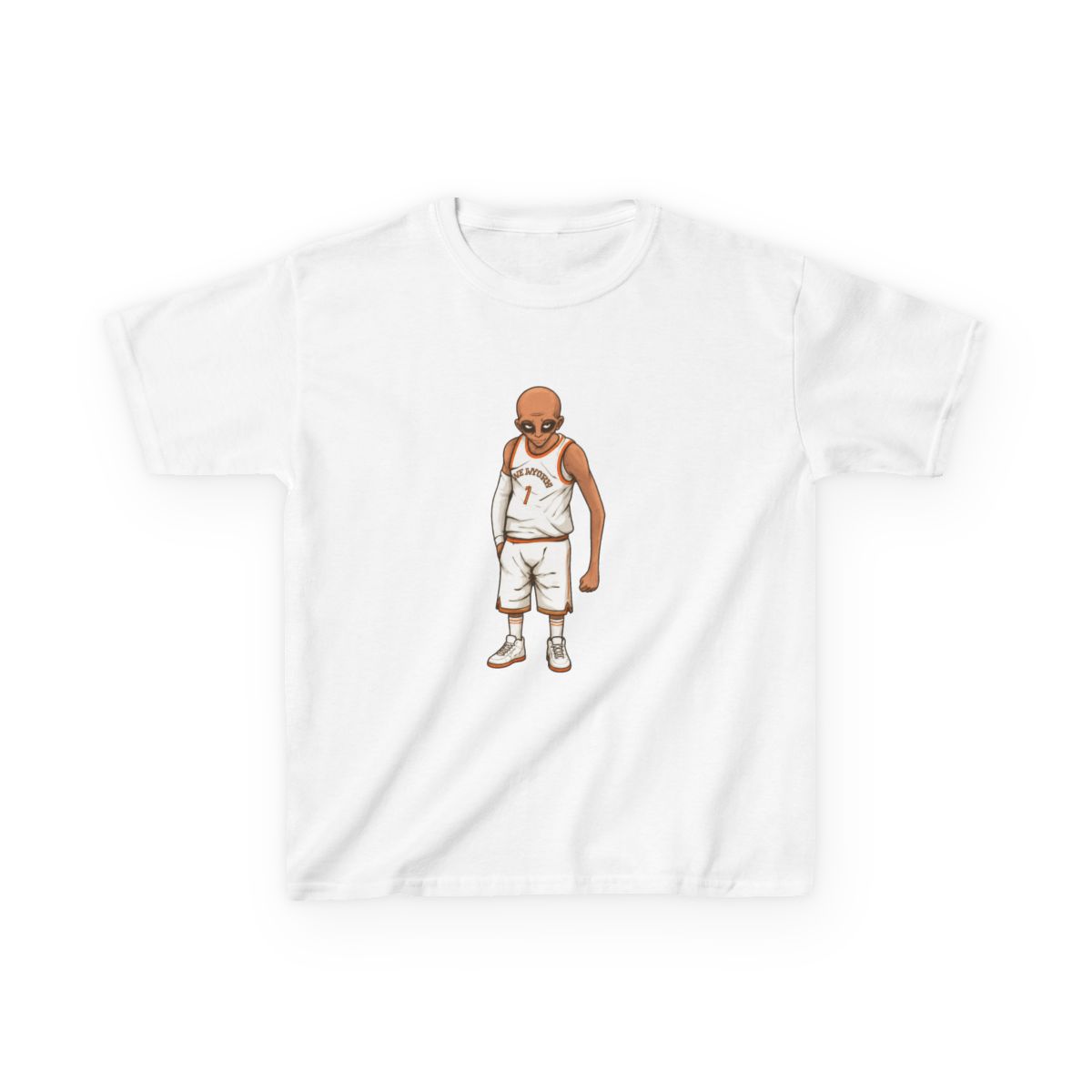 Victor Wembanyama Alien Celebration Kids T-Shirt