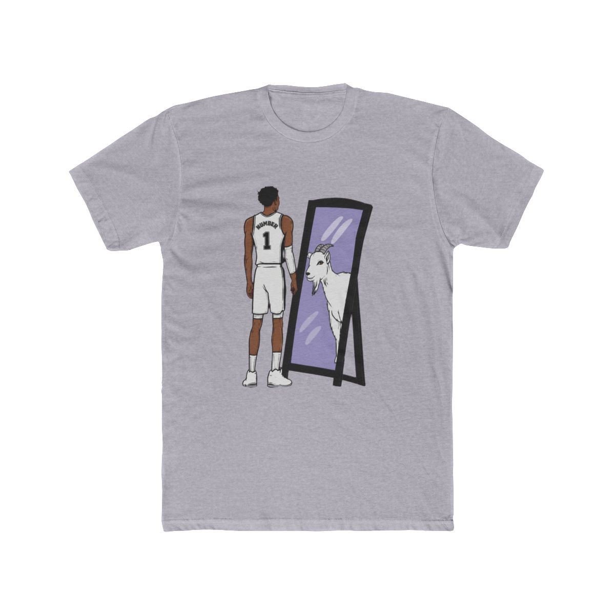 Victor Wembanyama Mirror Goat T Shirt - alternate angle 5, merchandise