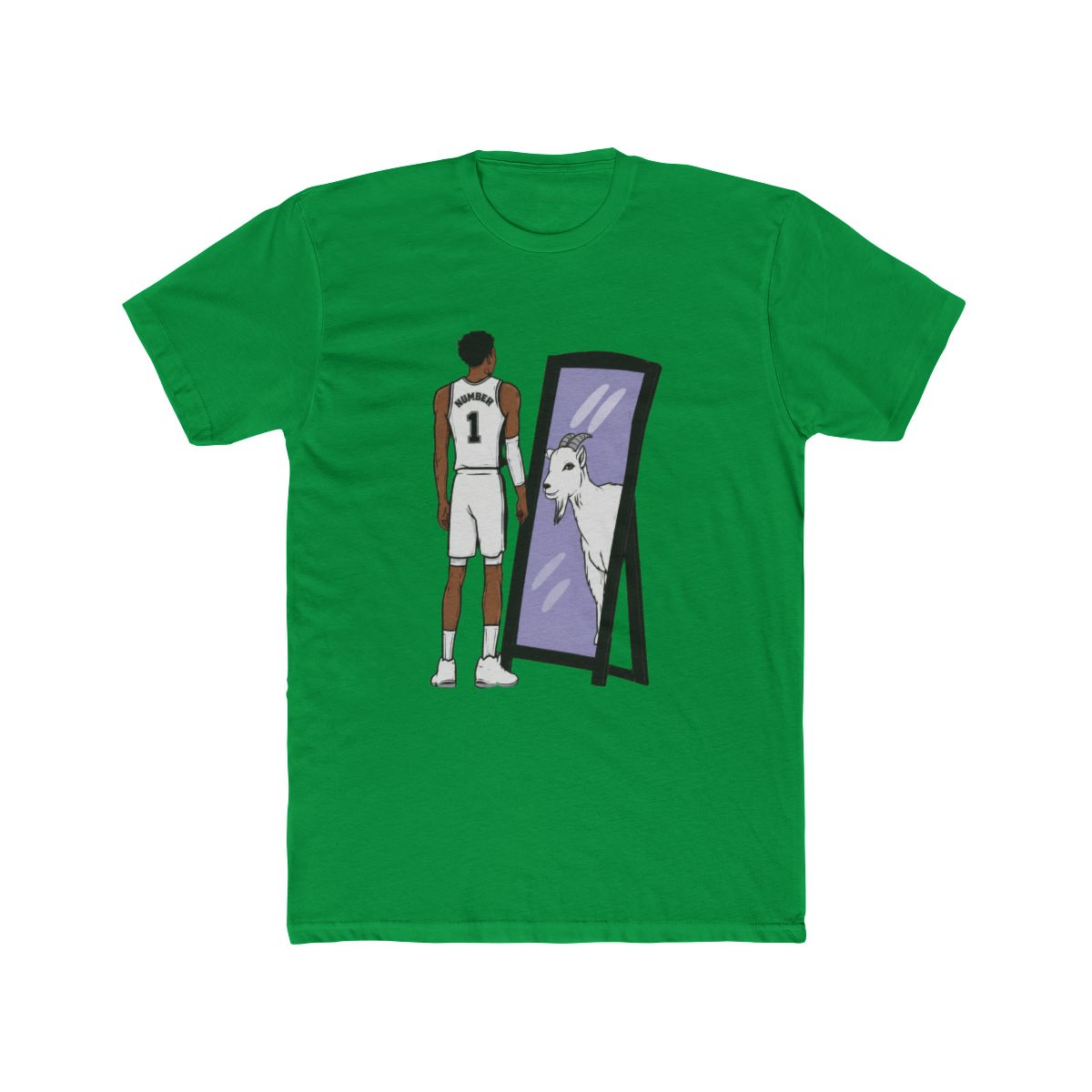 Victor Wembanyama Mirror Goat T Shirt - alternate angle 2, merchandise
