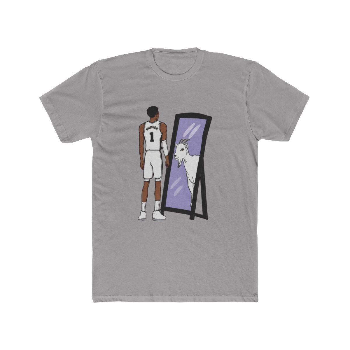 Victor Wembanyama Mirror Goat T Shirt - alternate angle 3, merchandise