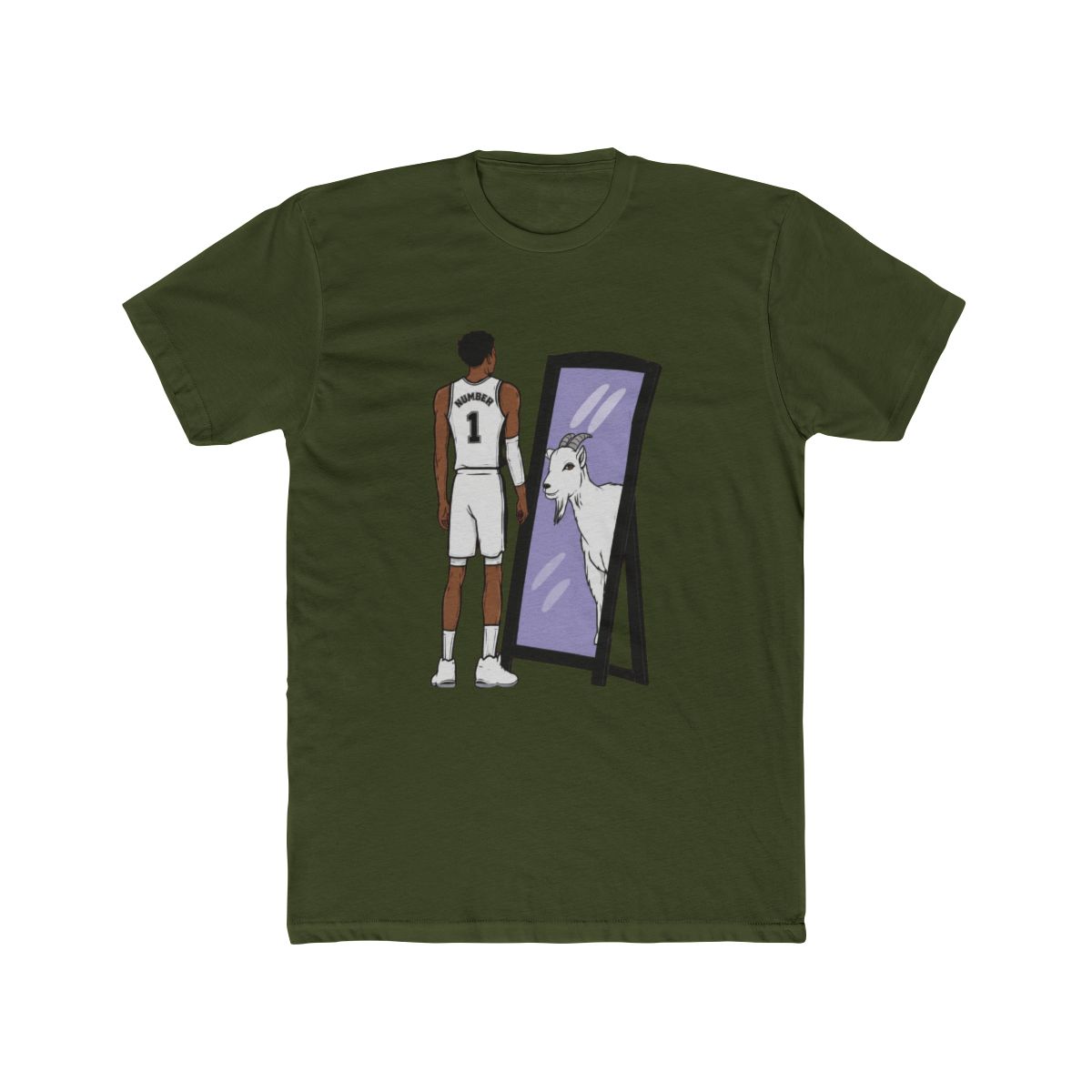 Victor Wembanyama Mirror Goat T Shirt - alternate angle 5, merchandise