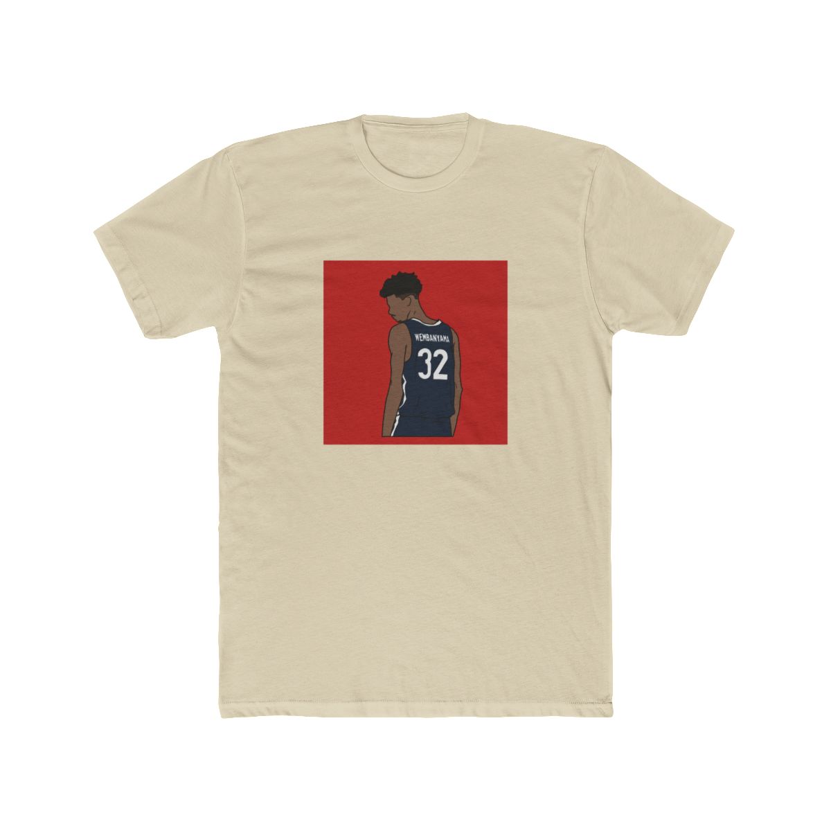 Victor Wembanyama Back-To T Shirt - alternate angle 2, merchandise