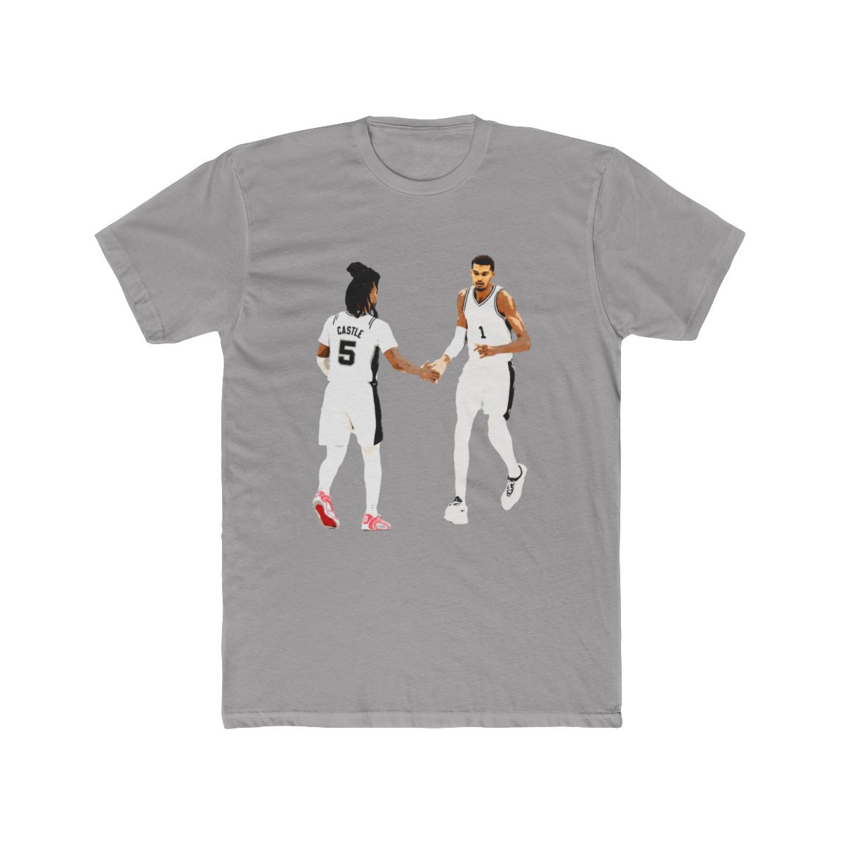 Stephon Castle & Victor Wembanyama T Shirt - alternate angle 3, merchandise