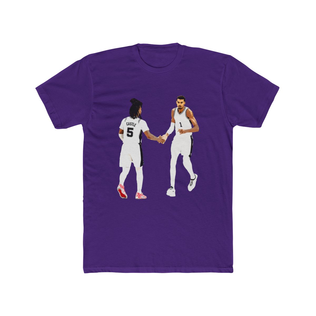 Stephon Castle & Victor Wembanyama T Shirt - alternate angle 2, merchandise