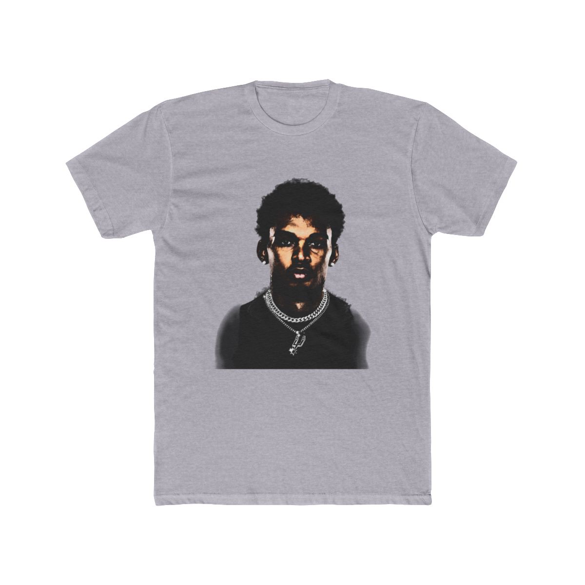 Victor Wembanyama Big Face Bling T Shirt - alternate angle 4, merchandise