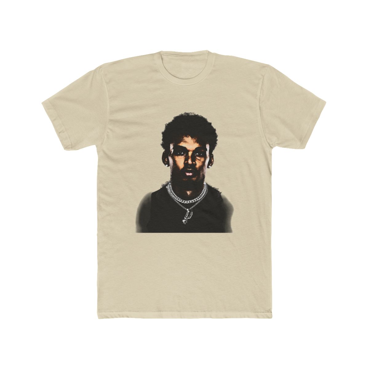 Victor Wembanyama Big Face Bling T Shirt - alternate angle 2, merchandise