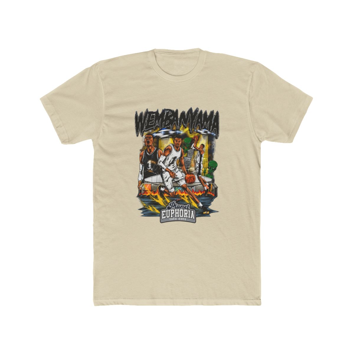 Victor Wembanyama San Antonio Collage T Shirt - alternate angle 4, merchandise