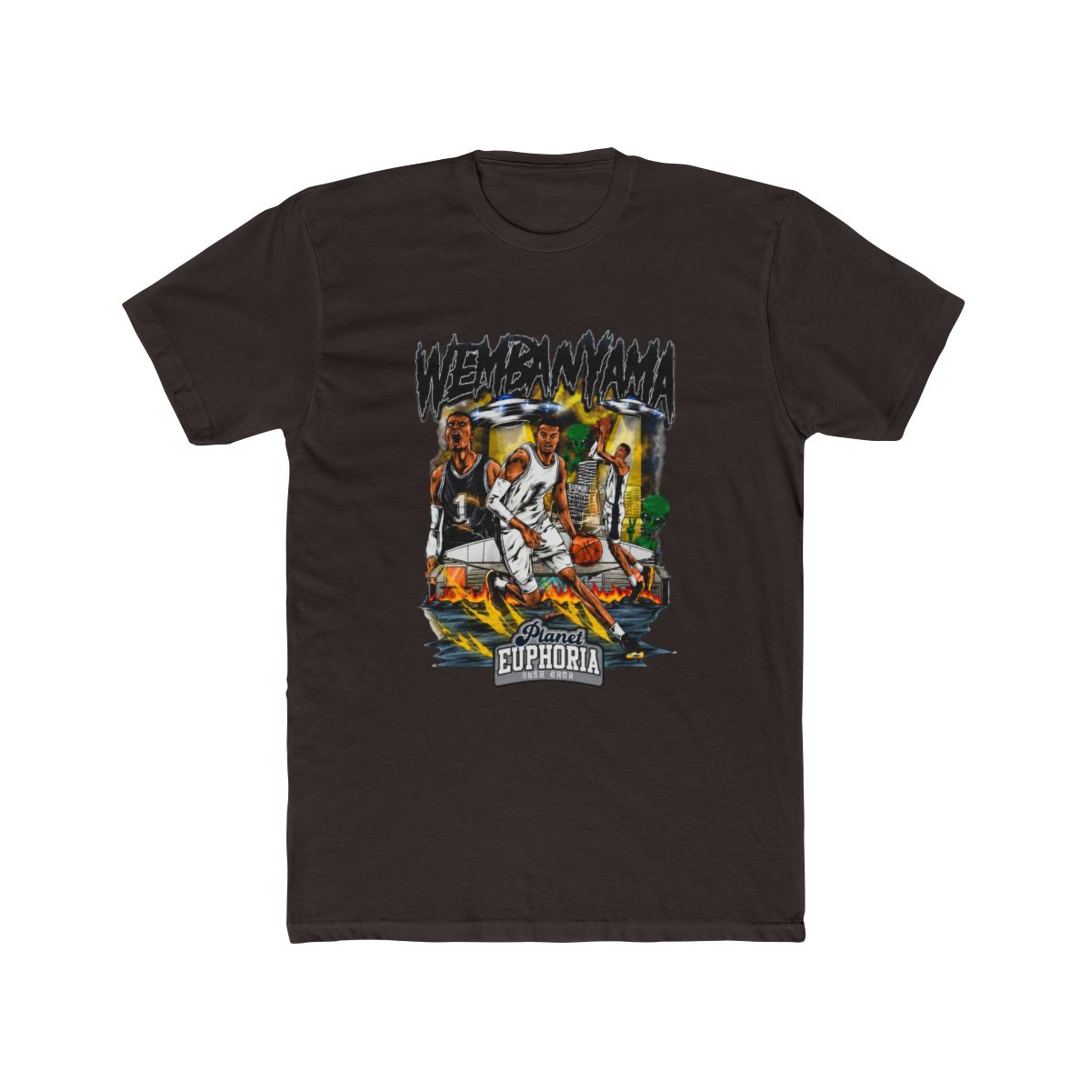 Victor Wembanyama San Antonio Collage T Shirt - alternate angle 3, merchandise