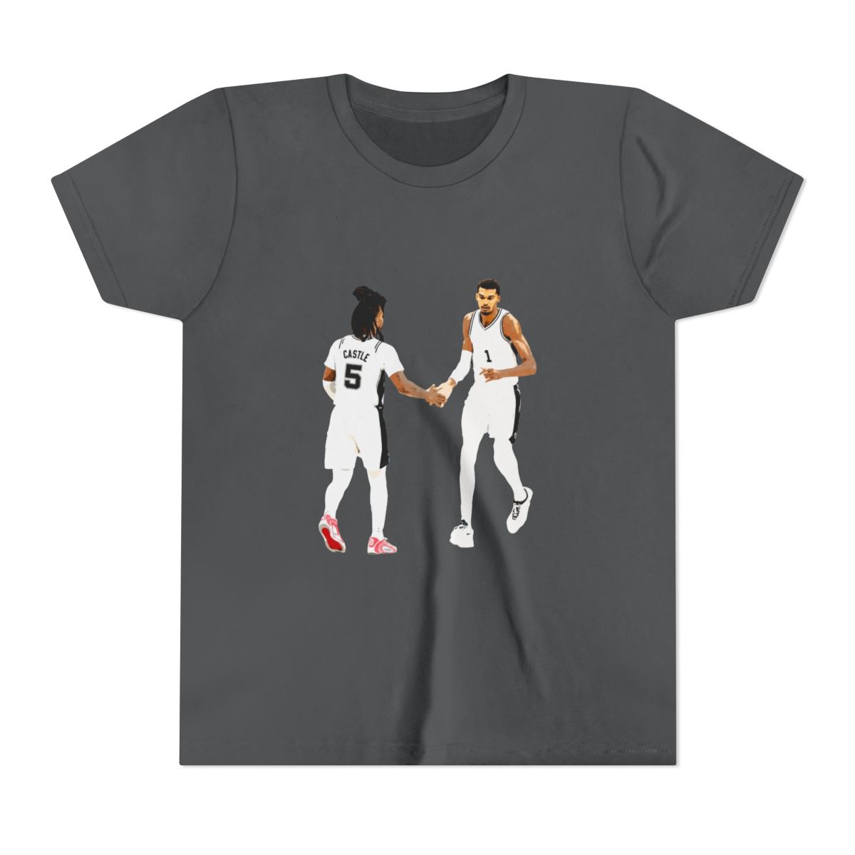 Stephon Castle & Victor Wembanyama Kids T Shirt - alternate angle 5, merchandise