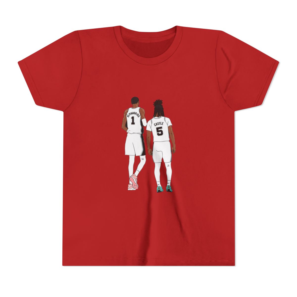 Stephon Castle and Victor Wembanyama Kids T Shirt
