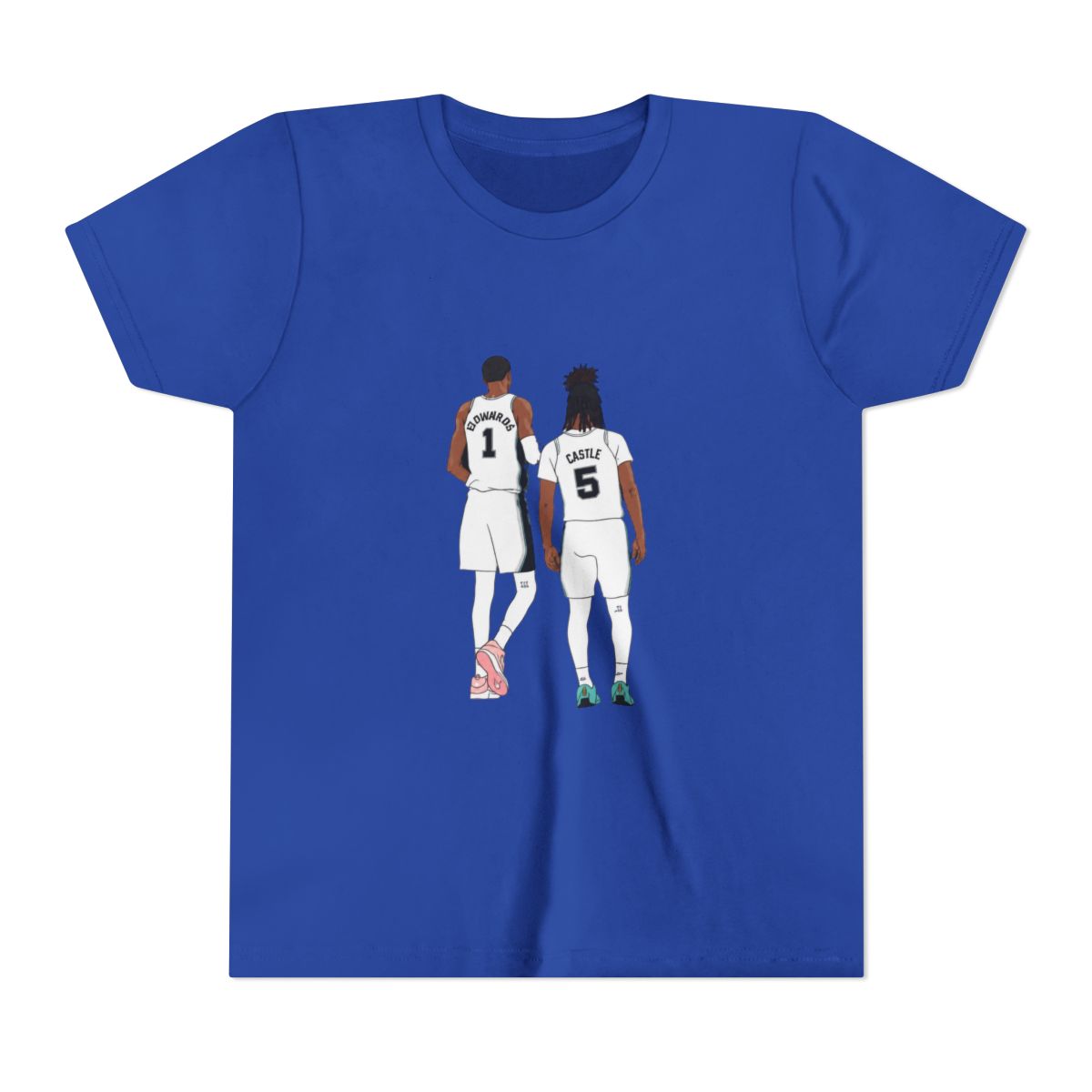 Stephon Castle and Victor Wembanyama Kids T Shirt - alternate angle 4, merchandise