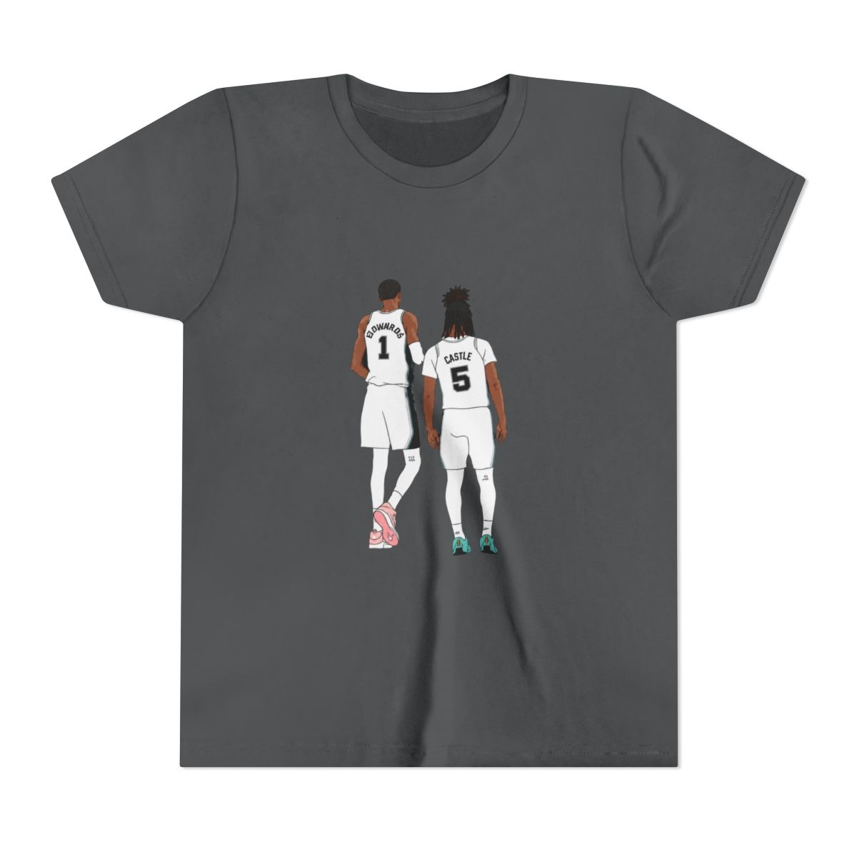 Stephon Castle and Victor Wembanyama Kids T Shirt - alternate angle 5, merchandise