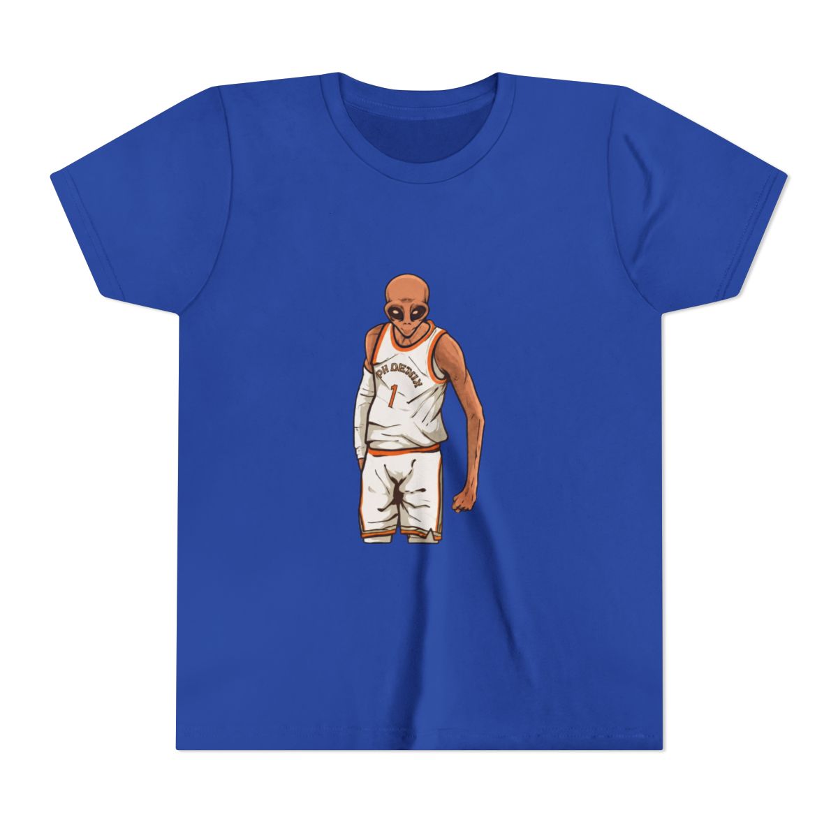 Victor Wembanyama Alien Celebration Kids T Shirt - alternate angle 4, merchandise