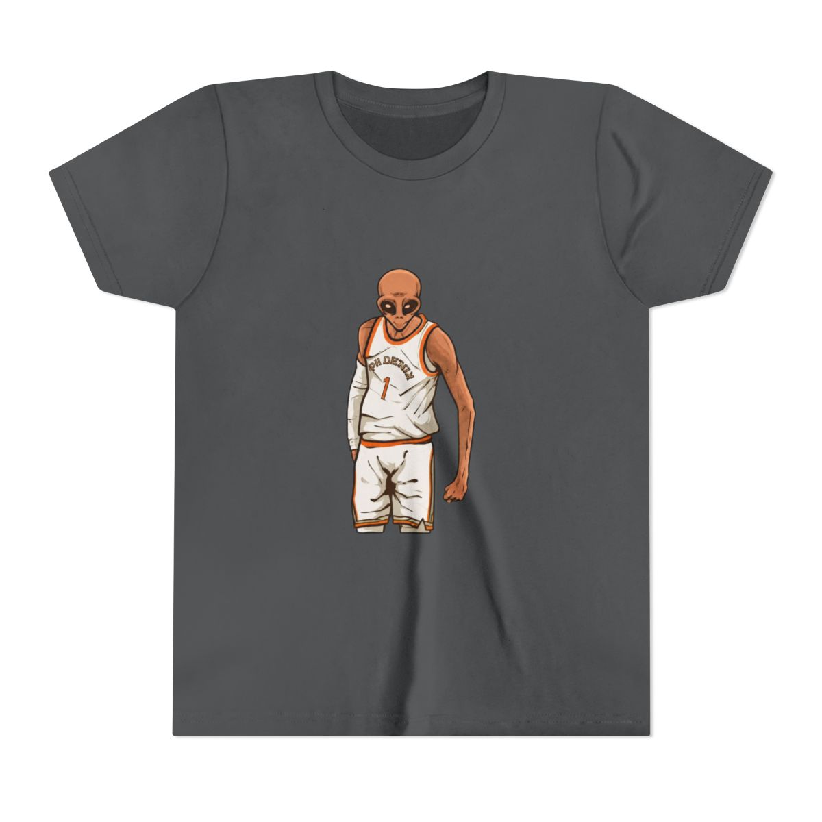 Victor Wembanyama Alien Celebration Kids T Shirt - alternate angle 5, merchandise