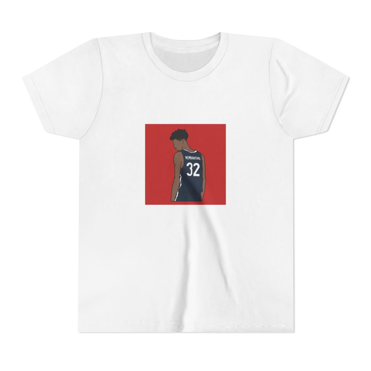 Victor Wembanyama Back-To Kids T Shirt