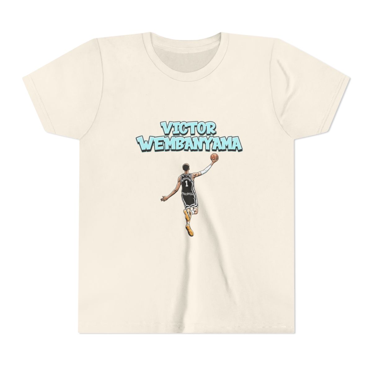 VICTOR WEMBANYAMA BASKETBALL FRENCH PLAYER (Kids) - alternate angle 3, merchandise
