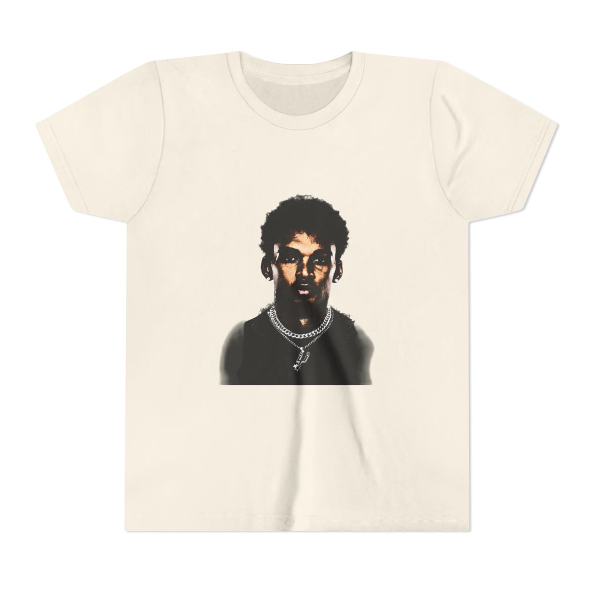 Victor Wembanyama Big Face Bling Kids T Shirt - alternate angle 3, merchandise