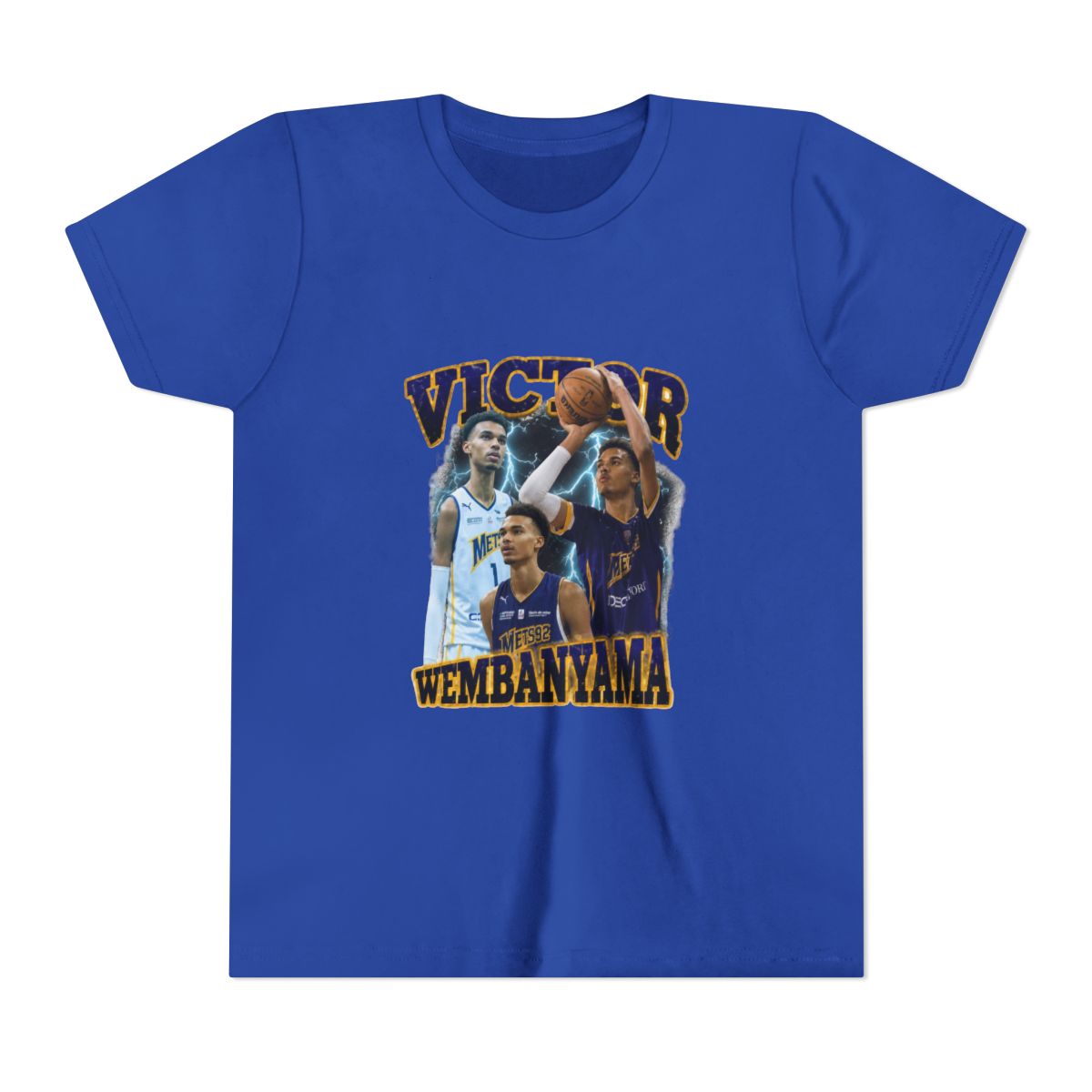 Victor Wembanyama Bootleg90'S Kids Tshirt - alternate angle 3, merchandise