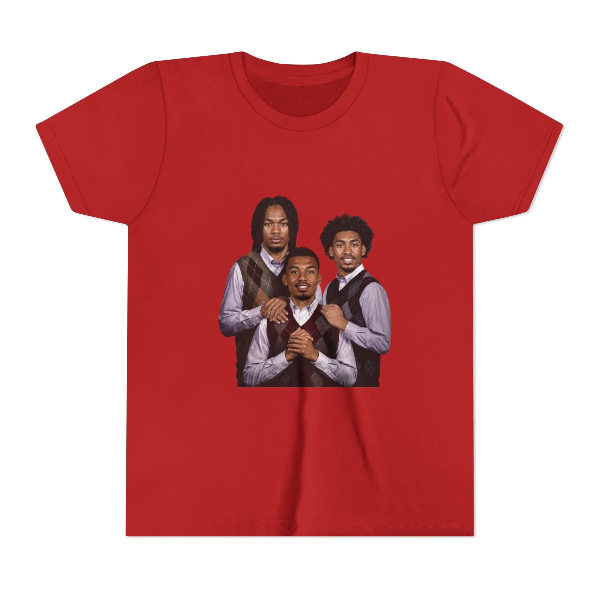 Victor Wembanyama Dylan Harper Stephon Castle Basketball, San Antonio Step Brothers T Shirt (Kids) - alternate angle 5, merchandise