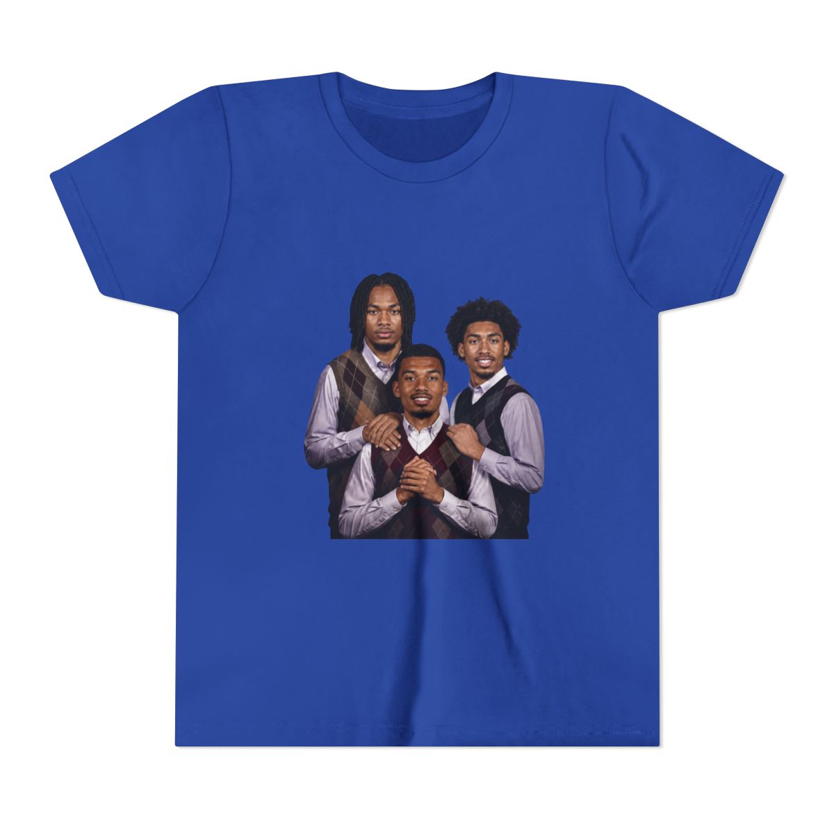 Victor Wembanyama Dylan Harper Stephon Castle Basketball, San Antonio Step Brothers T Shirt (Kids) - alternate angle 3, merchandise