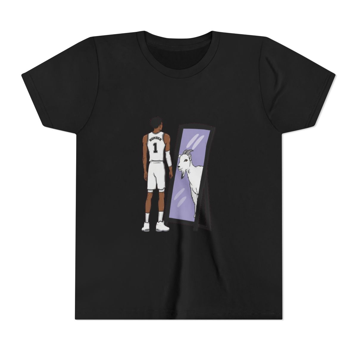 Victor Wembanyama Mirror Goat Kids T Shirt