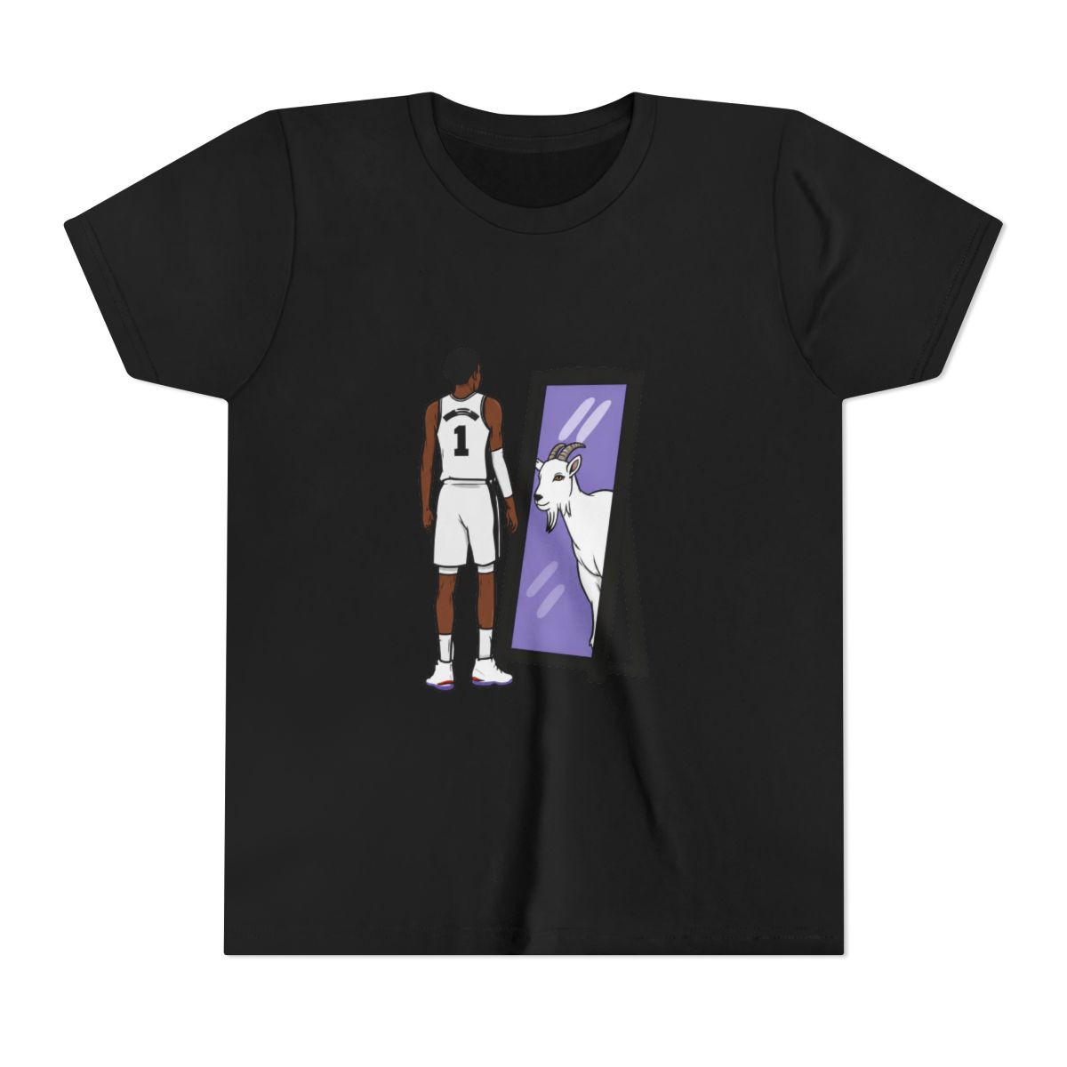 Victor Wembanyama Mirror GOAT Kids T Shirt