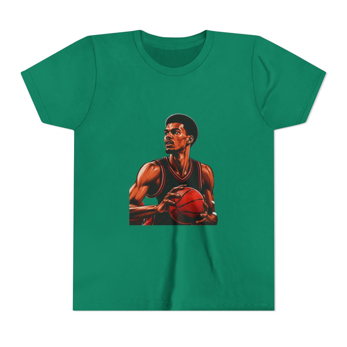 Victor Wembanyama Portrait Kids T Shirt - alternate angle 3, merchandise