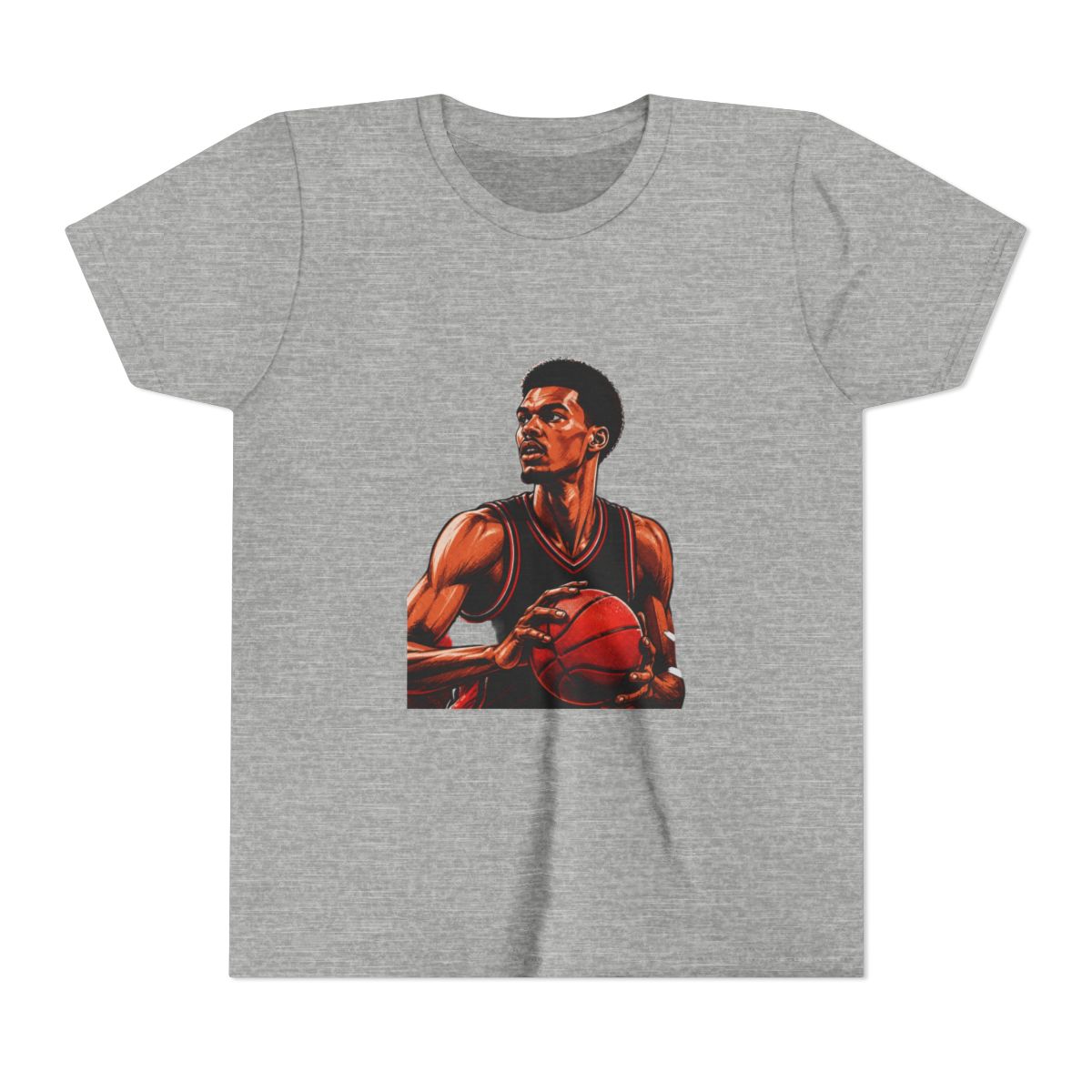 Victor Wembanyama Portrait Kids T Shirt