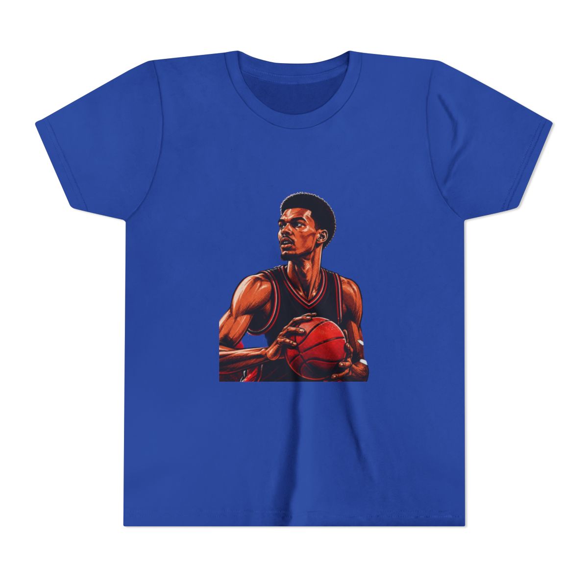 Victor Wembanyama Portrait Kids T Shirt - alternate angle 4, merchandise