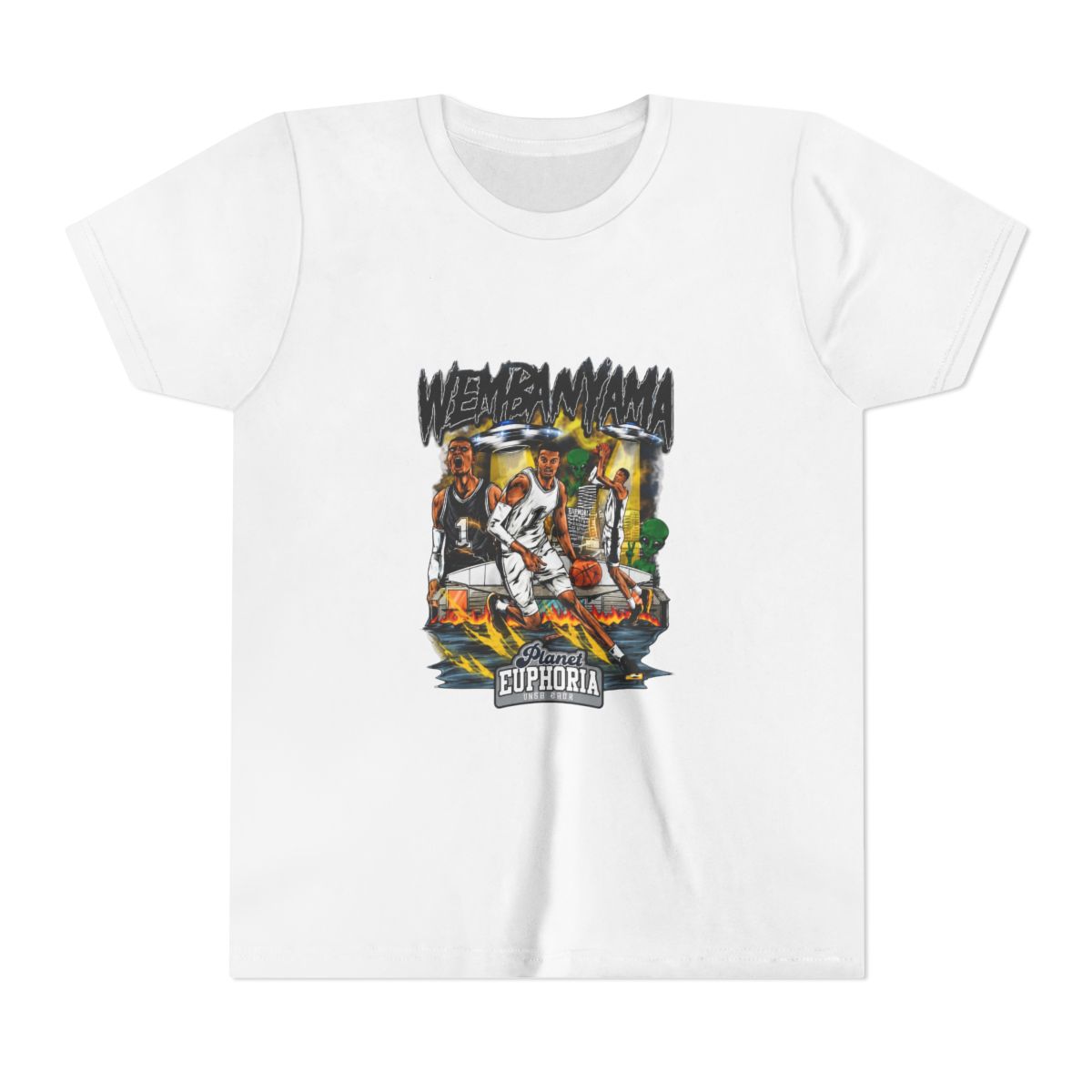 Victor Wembanyama San Antonio Collage Kids T Shirt